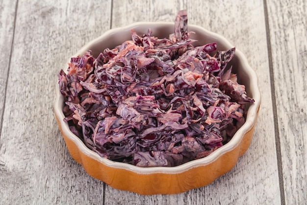 Insalata di cole slaw con cavolo