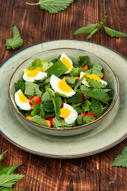 Insalata di foglie di ortica