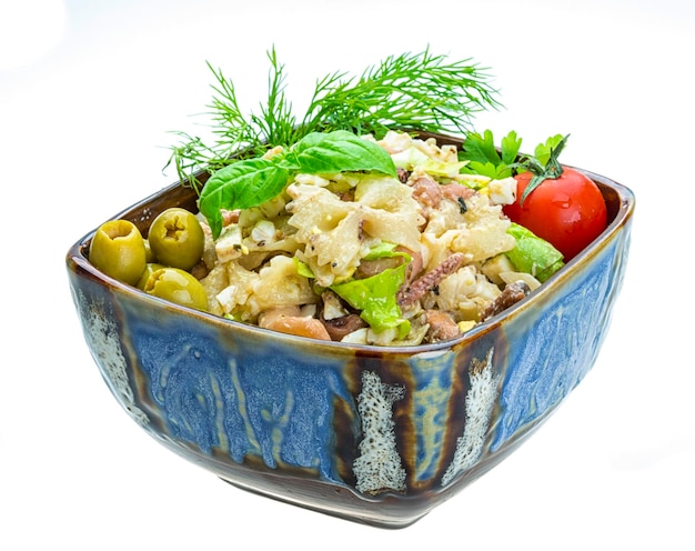 Insalata di maccheroni ai frutti di mare