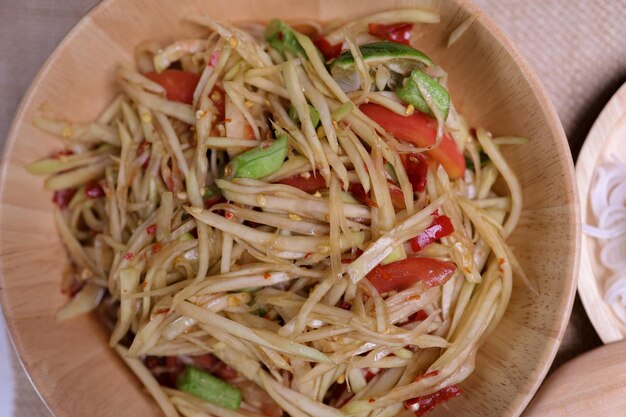 Insalata di papaia Thai Food Style