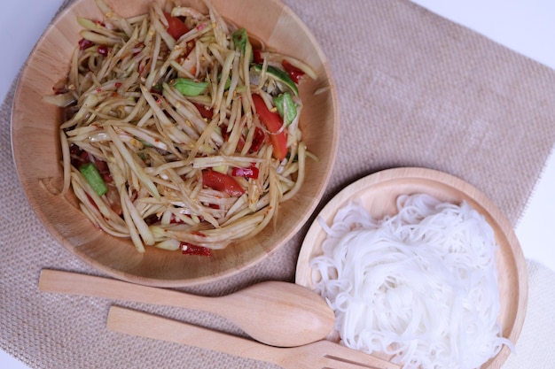 Insalata di papaia Thai Food Style