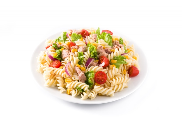 Insalata di pasta con verdure