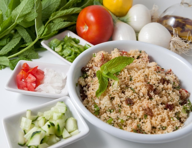 Insalata di tabouleh rinfrescante