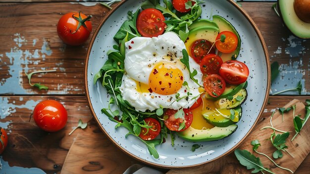 insalata di verdure con formaggio