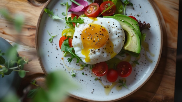 insalata di verdure con formaggio