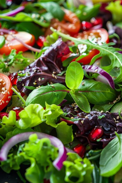 Insalata di verdure fresche IA generativa