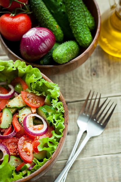 Insalata di verdure fresche