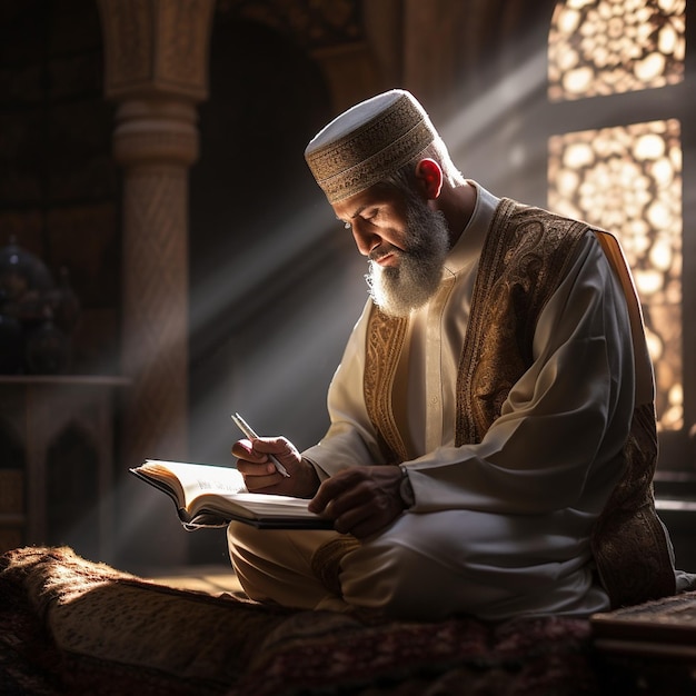 Insegnare il Corano nella moschea