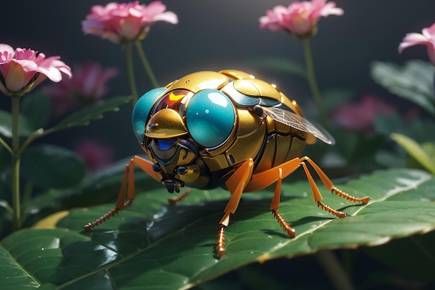 insetto macro occhio scienza bellezza in natura