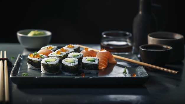 Insieme di sushi Generativo Ai