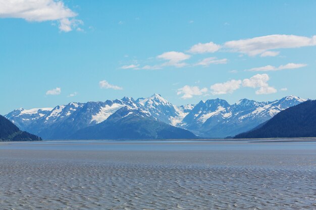 Insoliti paesaggi estivi dell'Alaska, Stati Uniti.