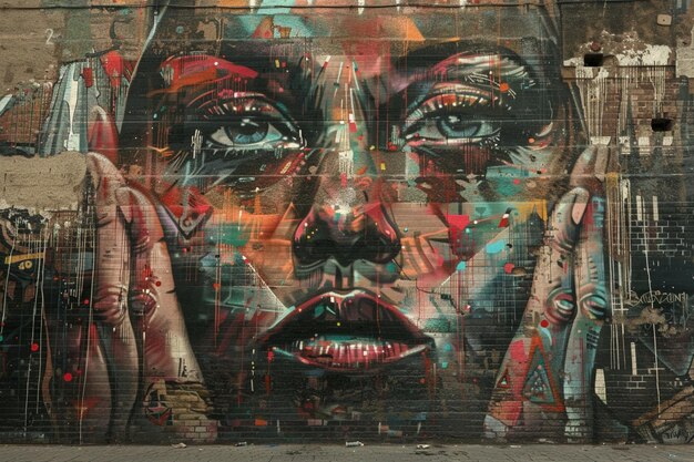 Inspiranti murales di street art con messaggi potenti