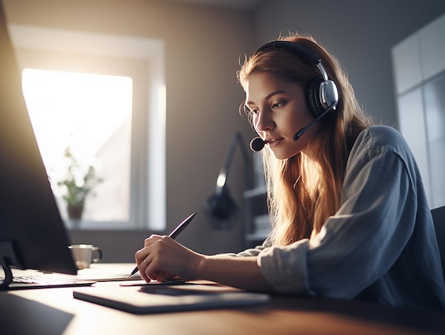 Interazioni di connessione di apprendimento virtuale tra tutor e studenti tramite videoconferenze