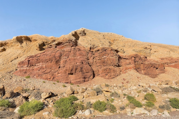 Interessanti le forme delle montagne nel deserto di Eilat