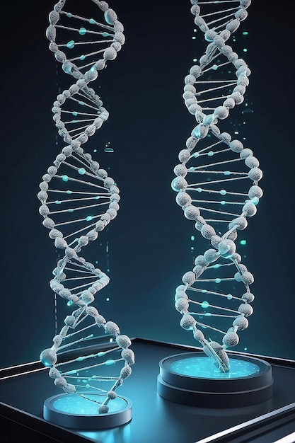 Interfaccia virtuale laboratorio di ricerca scientifica del DNA