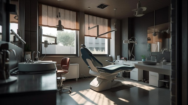 Interni moderni per studio dentistico Moderno studio dentistico per gabinetto odontoiatrico