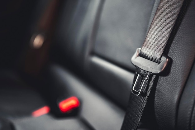 Interni per auto moderne di lusso Cintura di sicurezza per auto Salva guida