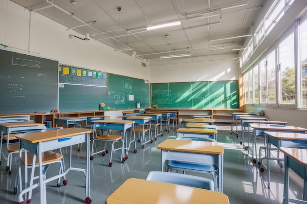 interno dell'aula scolastica moderna