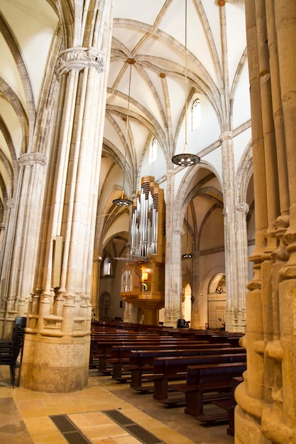 Interno della Cattedrale di Alcala de Henares, archi e cupola