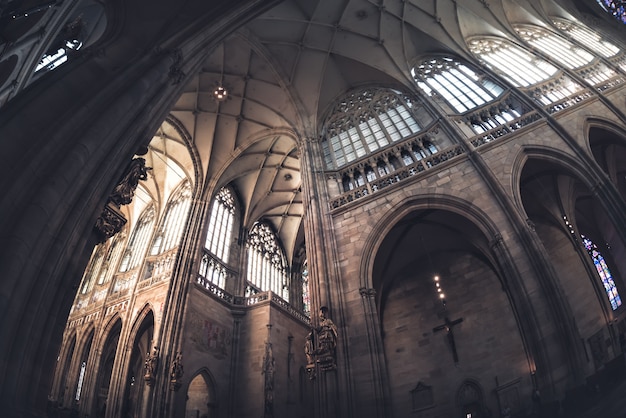 Interno della Cattedrale di San Vito. Praga, Repubblica Ceca