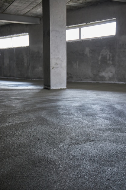 Interno di un edificio in costruzione