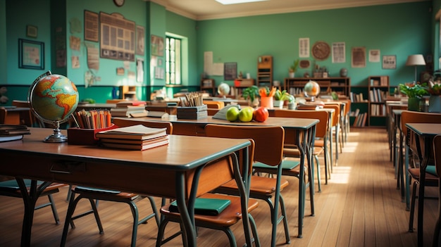 Interno di un'elegante aula vuota