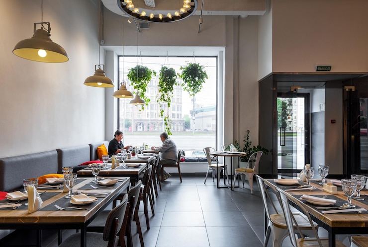 Foto interno di un ristorante tailandese