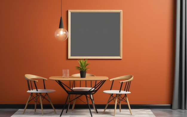 Interno moderno della sala da pranzo