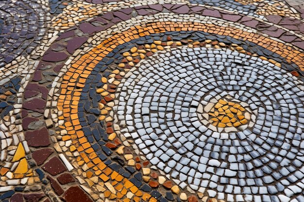 intricato motivo a mosaico