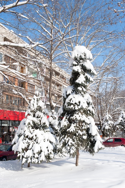 inverno a chisinau, moldova