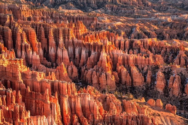 Inverno nel Parco Nazionale di Bryce Canyon, Utah, USA