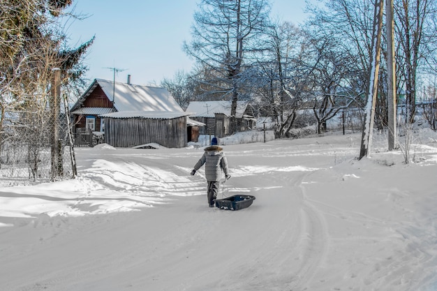 Inverno nel villaggio.