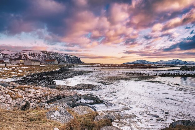 Inverno Norvegia lago