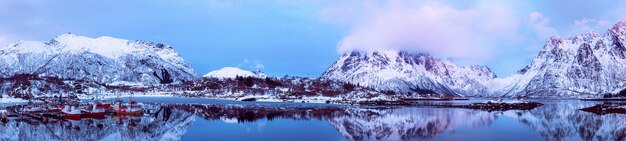 Inverno Norvegia lago