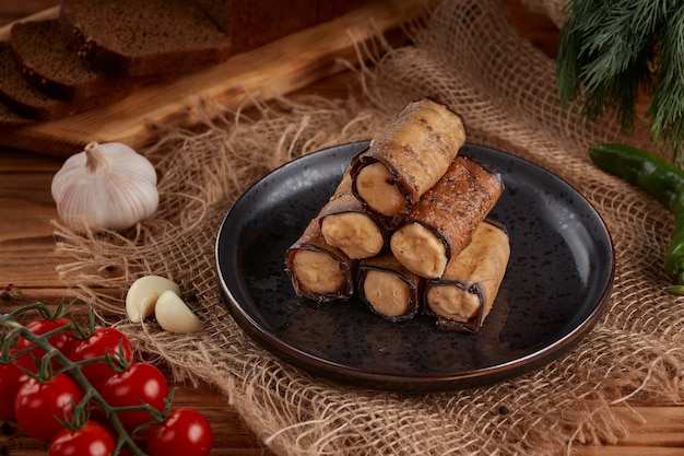 Involtini di melanzane ripieni di ricotta