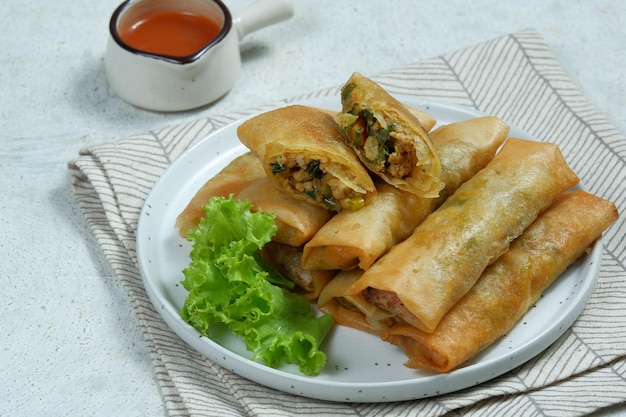 involtini primavera fritti o lumpia goreng