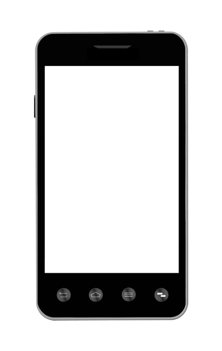 Foto ipad moderno isolato su sfondo bianco smartphone