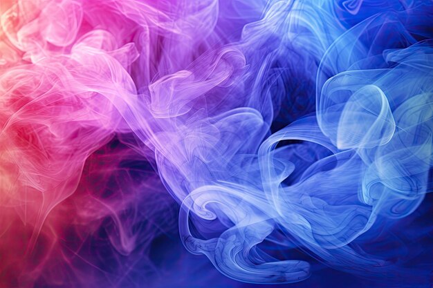 Ipnotizzante vortice di fumo e nebbia in tinte mistiche vorticose