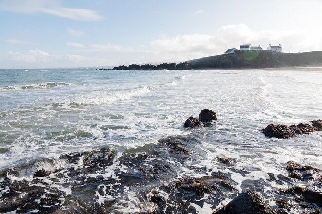 Irlanda del Nord Viste costiere dell'Oceano Atlantico Fotografie di scorte