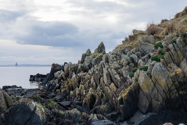 Irlanda del Nord Viste costiere dell'Oceano Atlantico Fotografie di scorte