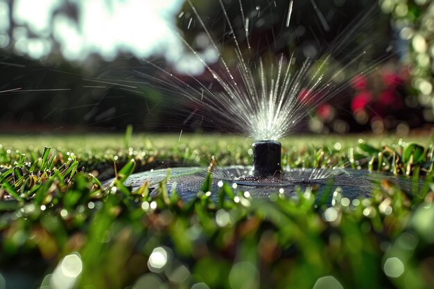 Irrigatori d'acqua riciclata per l'irrigazione dell'erba