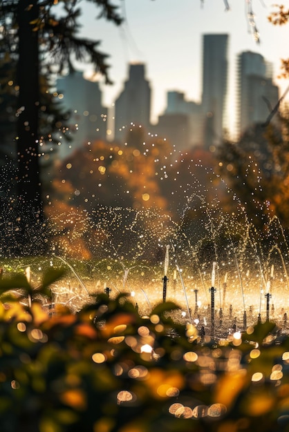 Irrigatori d'acqua riciclata per l'irrigazione dell'erba