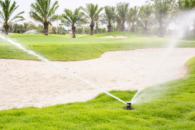 Irrigazione del campo da golf