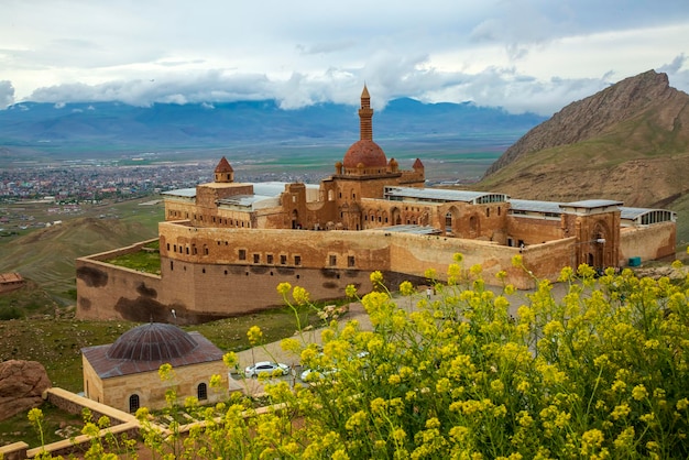 Ishak Pasha Palace (ishakpasa sarayi) vicino a Dogubayazit nella Turchia orientale