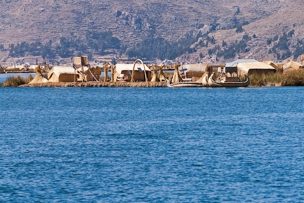 Isola del taquile del lago Titicaca Perù