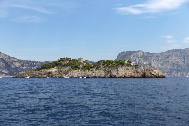 Isola della Costiera Amalfitana Napoli Italia