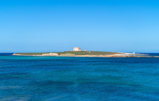 Isola di Capopassero. Portopalo di Capo Passero in Sicilia