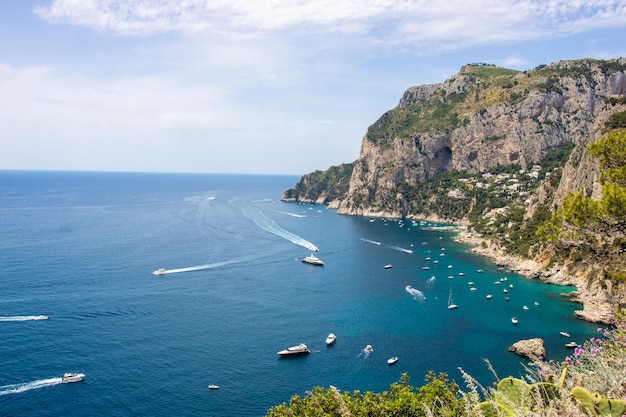 Isola di Capri mare e montagna Monti di Capri Mare di Capri Gli splendidi paesaggi di Capri