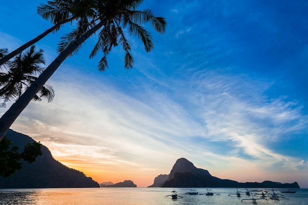 Isola di El Nido Palawan nelle Filippine