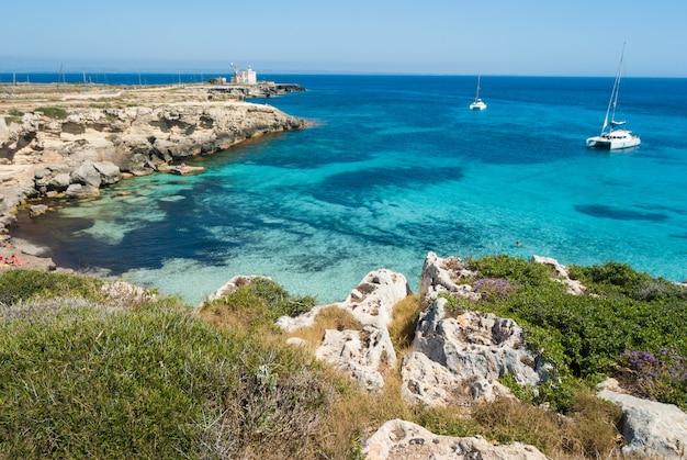 Isola di Favignana.Sicily, Italy, Aegadian